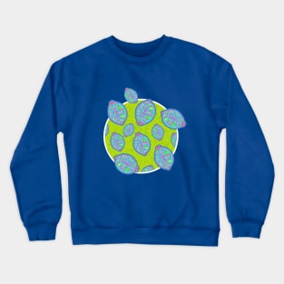 GROOVY GARDEN Citrus Splash Crewneck Sweatshirt